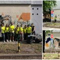 Oslikan subotički zid: Lisabonska umetnica podarila Subotičanima snagu nežnosti (foto)