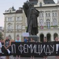 Održano osam minuta tišine za osam žrtava femicida u Novom Sadu: "Sistem ne štiti žene"