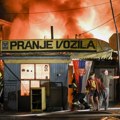 Izgorela perionica u Kragujevcu: Nakon vatrene stihije ostalo zgarište