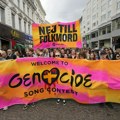 Протести у Шведској против учешц́а Израела на Евровизији, Грета Тунберг у поворци
