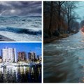 Dramatične scene u Rijeci! Voda prodrla u autobus, ulice plivaju crveni meteoalarm na Jadranu