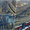 Kolaps na autokomandi, vozila mile: Gužve ima i na mostovima, jutarnji špic u toku (foto)