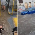 Voda do čukljeva! Autobus GSP-a poplavljen, putnici sa nevericom posmatraju zastrašujući prizor!