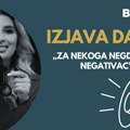 Izjava dana: „Za nekoga negde – ti si negativac“