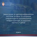 Javni poziv za pretkvalifikacioni postupak za fazu 2a izgradnje širokopojasne komunikacione infrastrukture do ruralnih naselja…