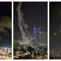Gori nebo nad Tel avivom: Novi snimci iranskog udara na Izrael (video)