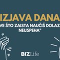 Izjava dana: „Sve što zaista naučiš dolazi iz neuspeha“