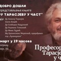 Knjiga "profesoru Tarasjevu u čast": Sećanje na poznatog pedagoga i osnivača hora "Lučinuška" u Ruskom domu