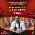 Koncert Ivana Bosiljčića "Naše veče" u pratnji Simfonijskog orkestra Umetničkog ansambla Stanislav Binički i 5. aprila u…