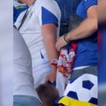 Incident na utakmici protiv Katara: Mladić uneo zastavu Srbije među navijače BiH, oni mu je oteli (video)