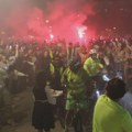 Leskovčani dočekali studente bicikliste, oni im poručili: "Vi ste plamen slobode koji osvetljava jug Srbije" VIDEO