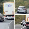Snimak koji ledi krv: Put u krivinama, ispred njega kamion, al' bahati vozač krenuo u preticanje