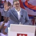 Вучић: "Изборна утакмица је много тежа него што изгледа, у недељу је одлука одговорности" (фото, видео)