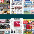 Naslovne strane današnjih novina: Prelistavanje štampe za ponedeljak, 18. avgust 2025. godine
