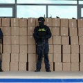 Tržišna vrednost zaplenjenih cigareta na graničnom prelazu Slovenije i Hrvatske u vrednosti od 4,2 miliona evra