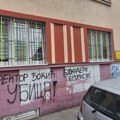 Grafiti mržnje na dečjem vrtiću "Neven" u centru Beograda