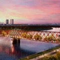 Stari železnički most postaje pešačko-biciklistički sa galerijom i kafićima