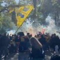 Navijači Makabija napravili „feštu“ u Beogradu (VIDEO)
