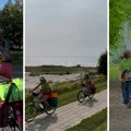 Tri dana smo vozili kroz šumu i nismo videli živu dušu: Porodica Sandić sa 3 ćerke obišla Evropu na biciklu
