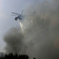 Besne požari u Grčkoj Gust dim iznad Halkidikija, stigli i helikopteri (video)