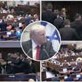 Trenutak kada je došlo do haosa tokom Trampovog govora u Izraelu: U sali nastala buka, pa reagovalo obezbeđenje