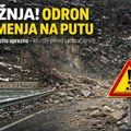Kamenje zatrpalo saobraćajnicu koja se rekonstruiše, topljenje snega pokrenulo klizište u Šehovića polju