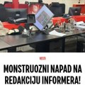 Dragan J. Vučićević i zaposleni na TV Informer evakuisani iz redakcije