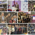 Snažne poruke predsednika iz Kraljeva: Hala puna do poslednjeg mesta na mitingu liste „Aleksandar Vučić – Srbija ne sme…
