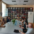 Direktor Francuskog instituta u Srbiji - Tibo Ajun i pedagoški savetnik Sesilija Pjer – u poseti Vranjskoj gimnaziji