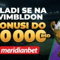 Vimbldon groznica u Meridianu: Kladi se i osvoji do 50.000 RSD bonusa!