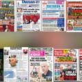 Naslovne strane današnjih novina: Prelistavanje štampe za četvrtak, 13. avgust 2026. godine