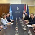Ministar Dačić se sastao sa šeficom UNMIK-a: Razgovor o aktuelnoj situaciji na KiM i atmosferi pojačanih tenzija (foto)