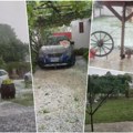Grad i olujno nevreme tukli po vojvodini! Ledenice prekrile dvorišta, potopljeni usevi, cela Srbija pod meteo alarmima (video)