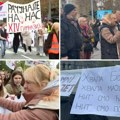Šesti dan štrajka glađu Dijane Hrke: Studenti prespavali u šatorima, pristižu srednjoškolci (UŽIVO)