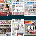 Насловне стране данашњих новина: Прелиставање штампе за недељу, 30. новембар 2025. године