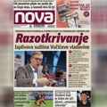 "Nova" u vikend izdanju piše: Miloš Pavlović u predizbornoj kampanji - "student koji je želeo da uči glumi ministra zdravlja“…