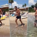 Saša Kovačević pokazao svaki mišić na telu: Uleteo u vodu ko furija, a cela plaža se okretala za njim! Brutalno izgleda