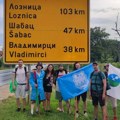 Grupi aktivista koja pešači ka Gornjim Nedeljicama pridružili se članovi Lokalnog fronta: Preko Cera do Loznice (FOTO)