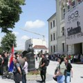 U Čačku počeo protest, blokirane raskrsnice
