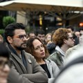 Zaposleni u kulturi protestovali ispred Narodnog pozorišta