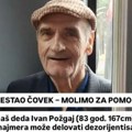 Od marta traje potraga za dekom Ivanom: Nestao u okolini Koceljeve, porodica nudi novčanu nagradu