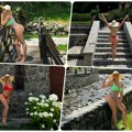 (Foto) Nije za one sa slabim srcem! Skinula se srpska Kardi Bi i pokazala zanosne obline: Dia u bikiniju prošetala kroz prirodu…