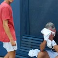 Ivaniševiću se slošilo pred polufinale US Opena: Pogledajte fotke tokom treninga sa Đokovićem