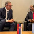Vučić se sastao sa predsednikom Somalije u Njujorku