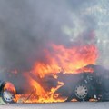 Zapaljeni luksuzni automobili Zorana Stanišića: Šokantni prizori u Tivtu