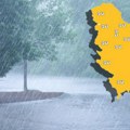 "Vreme je opasno" cela Srbija u narandžastom: Upaljen meteo alarm, očekuju se obilni pljuskovi sa grmljavinom i gradom