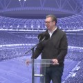 Vučić, polaganjem lopte, označio početak izgradnje Nacionalnog stadiona