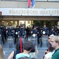 Tužne slike iz kampusa: Policija u opremi za razbijanje demonstracija ispred i u zgradi Filozofskog fakulteta (FOTO i VIDEO)