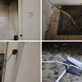 Прве слике страшног пожара на Вождовцу: Изгорела врата, гареж и разбацане ствари у Заплањској, жена страдала