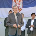 Vučić u poseti Rasinskom okrugu: Do kraja godine kreću radovi na vodovodu za Brus, za puteve šest miliona evra